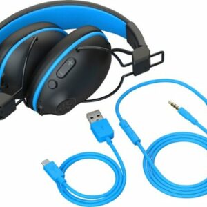 JLab - JBuddies Pro Wireless Over-Ear Kids Headphone - Black/Blue