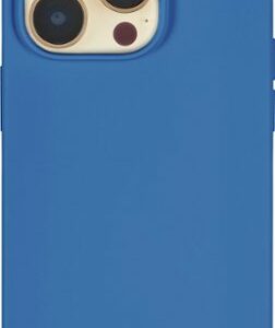 Insignia™ - Liquid Silicone Case with MagSafe for iPhone 14 Pro Max - Blue