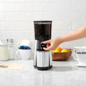 OXO - Brew Time Based Conical Burr Coffee Grinder - Stainless Steel