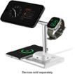 Insignia™ - 4-in-1 15W Wireless Charger with MagSafe for iPhone 15/14/13/12 series + Apple Watch + AirPods + other Devices - Silver