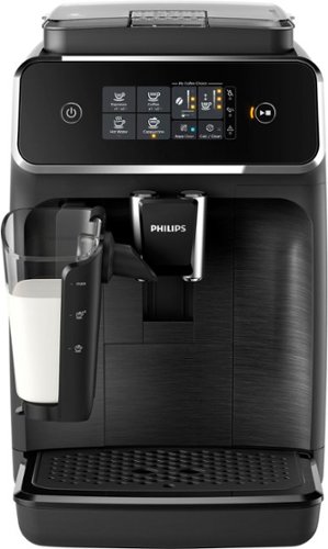 Philips 2200 Series Fully Automatic Espresso Machine with LatteGo - Black