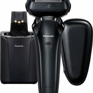 Panasonic - Arc6 Six-Blade Wet/Dry Electric Shaver with Automatic Cleaning and Charging Station - Black