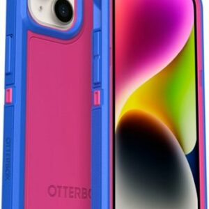 OtterBox - Defender Series Pro XT MagSafe Hard Shell for Apple iPhone 14 and Apple iPhone 13 - Blooming Lotus