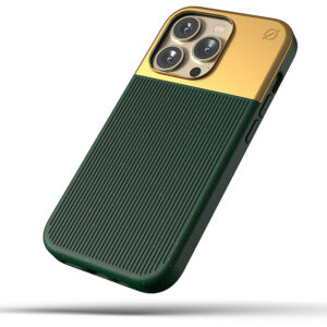 Atom Studios - Split Wood Fibre Phone Case with Magsafe for Apple iPhone 14 Pro - Atom Green