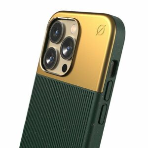 Atom Studios - Split Wood Fibre Phone Case with Magsafe for Apple iPhone 14 Pro - Atom Green