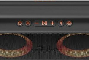 ION Audio - Uber Boom Ultra Water Resistant Bluetooth Stereo Boombox with Lights - Black