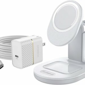 OtterBox - 3-in-1 Charging Station for MagSafe - White