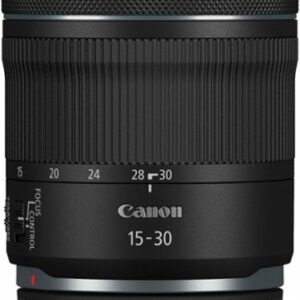 Canon - RF 15-30mm F4.5-6.3 IS STM Ultra-Wide Angle Zoom Lens for EOS R-Series Cameras - Black