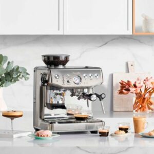 Breville - the Barista Express Impress Espresso Machine - Brushed Stainless Steel