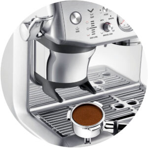 Breville - the Barista Express Impress Espresso Machine - Brushed Stainless Steel