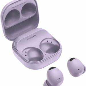 Samsung - Geek Squad Certified Refurbished Galaxy Buds2 Pro True Wireless Earbud Headphones - Bora Purple