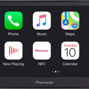 Pioneer - 6.8" Wireless Android Auto™ and Apple CarPlay® Bluetooth® Digital Media (DM) Receiver - Black