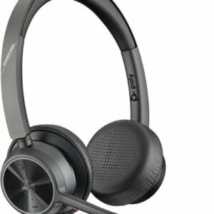 Poly - formerly Plantronics - Voyager 4320 Wireless Noise Cancelling Stereo Headset with mic - Black