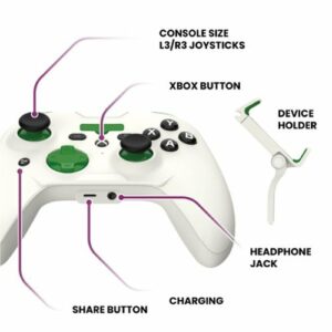 RiotPWR - Cloud Game Controller for iOS (Xbox Edition) - White