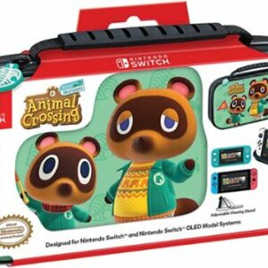 RDS Industries - Nintendo Switch Game Traveler Deluxe Animal Crossing Travel Case designed for all Nintendo Switch systems - Multi