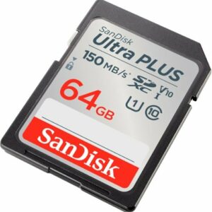 SanDisk - Ultra PLUS 64GB SDXC UHS-I Memory Card