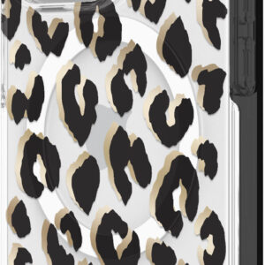 kate spade new york - Protective Hardshell Magsafe Case for iPhone 14 Pro - Leopard