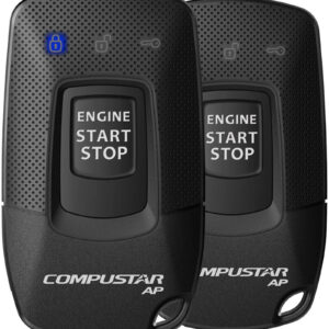 Compustar - 1-Way Remote Start System - Installation Included - Black