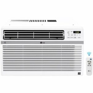 LG - 24,500 BTU Window Smart Air Conditioner - White