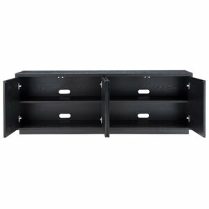 Camden&Wells - Hanson TV Stand for Most TVs up to 75" - Black Grain