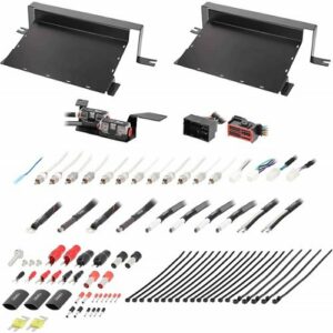 Metra - Dual-Amp Installation Kit for Select Jeep Vehicles - Black