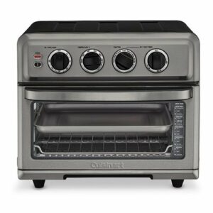 Cuisinart - Air Fryer 0.6 Cu. Ft. Toaster Oven with Grill - Black