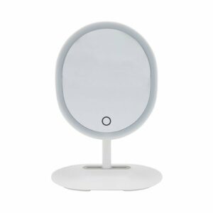 Glo-Tech - Oval Rechargeable LED Miror - White