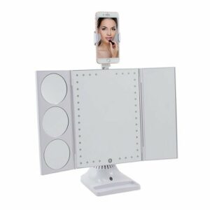 Glo-Tech - Bluetooth Selfie Mirror - White