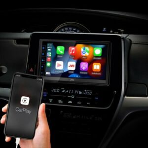 JVC - 6.8" Android Auto and Apple CarPlay Bluetooth Digital Media Receiver - Black