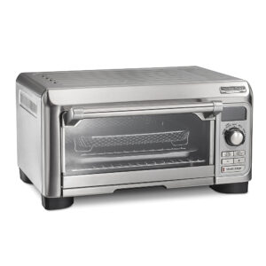 Hamilton Beach - Professional Sure-Crisp .55 Cubic Foot Air Fry Digital Toaster Oven - STAINLESS STEEL