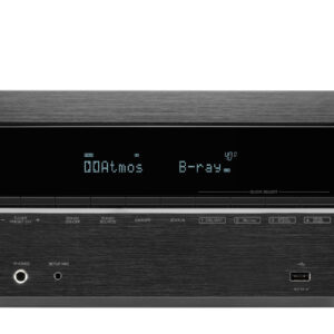 Denon - AVR-X3800H (105W X 9) 9.4-Ch. with HEOS and Dolby Atmos 8K Ultra HD  HDR Compatible AV Home Theater Receiver with Alexa - Black