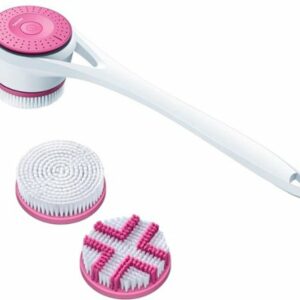 Beurer - Electronic Body Brush - White and Fuschia