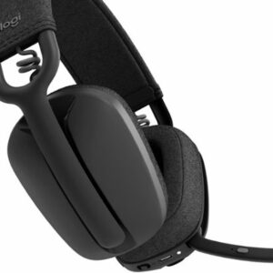 Logitech - Zone Vibe 100 Bluetooth Over Ear Headphones with Noise-Cancelling Microphone - Graphite