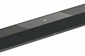 Sennheiser - AMBEO Soundbar | Plus  7.1.4 Channel Soundbar Dual Built-in Subwoofers with Advanced Streaming Connectivity - Black