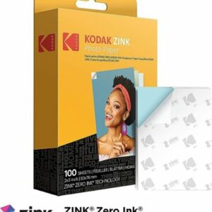 Kodak - Premium 2" x 3" Sticky-Backed Zink Photo Paper - White