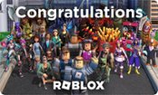 Roblox - $25 Congratulations Digital Gift Card [Includes Exclusive Virtual Item] [Digital]