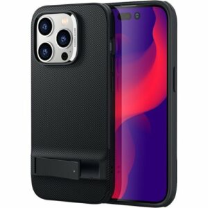 SaharaCase - AirShield Boost Kickstand Series Case for Apple iPhone 14 Pro Max - Black