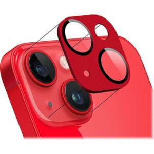 SaharaCase - ZeroDamage Camera Lens Protector for Apple iPhone 14 and iPhone 14 Plus (2-Pack) - Red