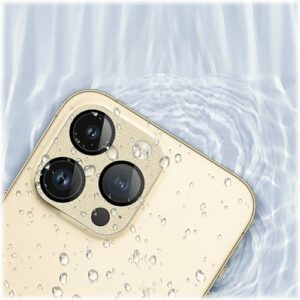 SaharaCase - ZeroDamage Camera Lens Protector for Apple iPhone 14 Pro and iPhone 14 Pro Max (2-Pack) - Gold