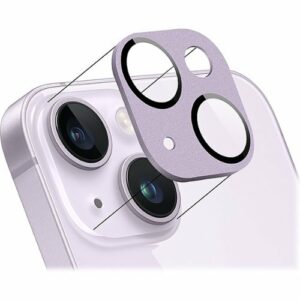 SaharaCase - ZeroDamage Camera Lens Protector for Apple iPhone 14 and iPhone 14 Plus (2-Pack) - Purple