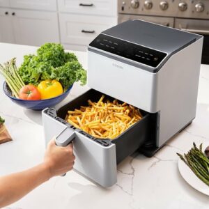 Cosori - Dual Blaze 6.8-Quart Smart Air Fryer - gray