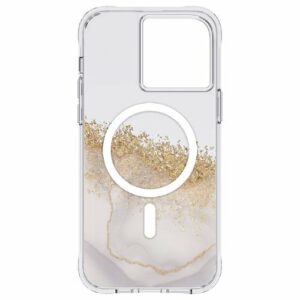 Case-Mate - Antimicrobial Hardshell Case with MagSafe for Apple iPhone 14 Pro Max - Karat Marble