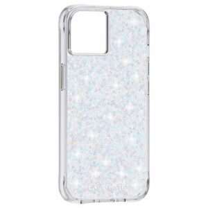 Case-Mate - Antimicrobial Hardshell Case with MagSafe for Apple iPhone 14 - Twinkle Diamond