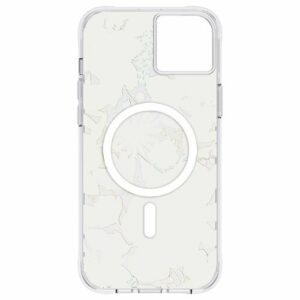 Rifle Paper - Antimicrobial Hardshell Case with MagSafe for Apple iPhone 14 Plus - Garden Party Blush