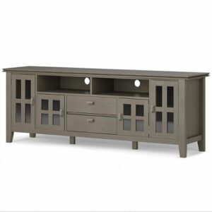 Simpli Home - Artisan 72 inch TV Media Stand - Farmhouse Grey