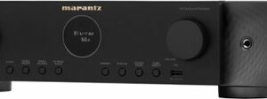 Marantz - Cinema 70S 50W 7.2-Ch Bluetooth Capable with HEOS 8K Ultra HD HDR Compatible A/V Home Theater Receiver with Alexa - Black