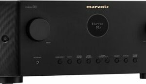 Marantz - Cinema 60 100W 7.2-Ch Bluetooth Capable with HEOS 8K Ultra HD HDR Compatible A/V Home Theater Receiver with Alexa - Black