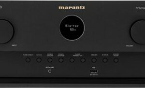 Marantz - Cinema 50 110W 9.4-Ch Bluetooth Capable with HEOS 8K Ultra HD HDR Compatible A/V Home Theater Receiver with Alexa - Black