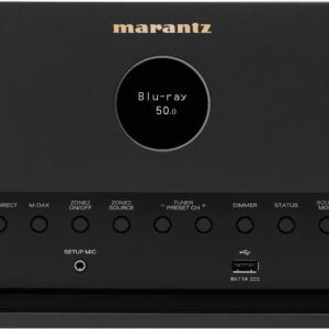 Marantz - Cinema 50 110W 9.4-Ch Bluetooth Capable with HEOS 8K Ultra HD HDR Compatible A/V Home Theater Receiver with Alexa - Black