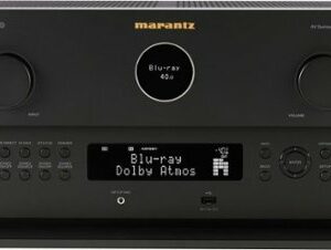 Marantz - Cinema 40 125W 9.4 Ch Bluetooth Capable with HEOS and Dolby Atmos 8K Ultra HD A/V Home Theater Receiver with Alexa - Black